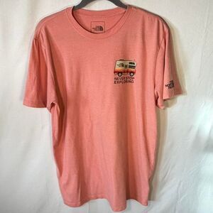 The North Face Men's RV Short Sleeve Tee Size M Salmon Pink
